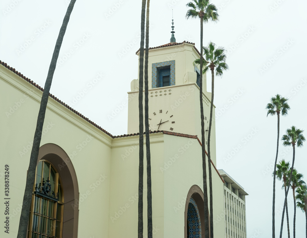 Obraz premium Union Station building in Los Angeles
