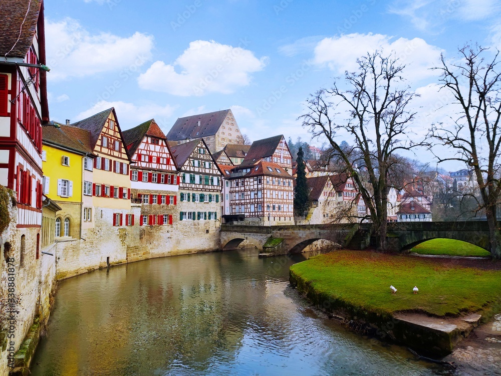 The old town of Schwaebisch Hall The old town of Schwaebisch Hall