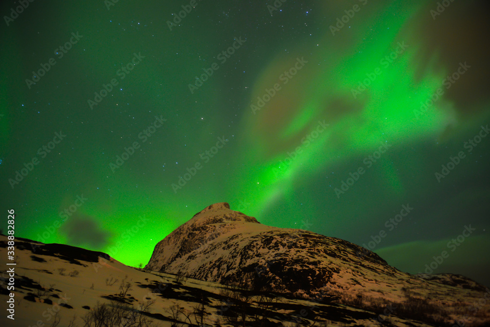 Northern lights in the skies of Norway