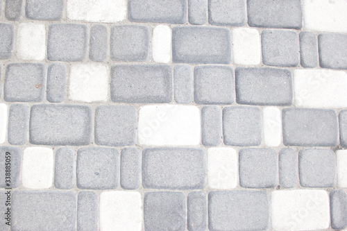 asphalt gray-white tile, textured surface