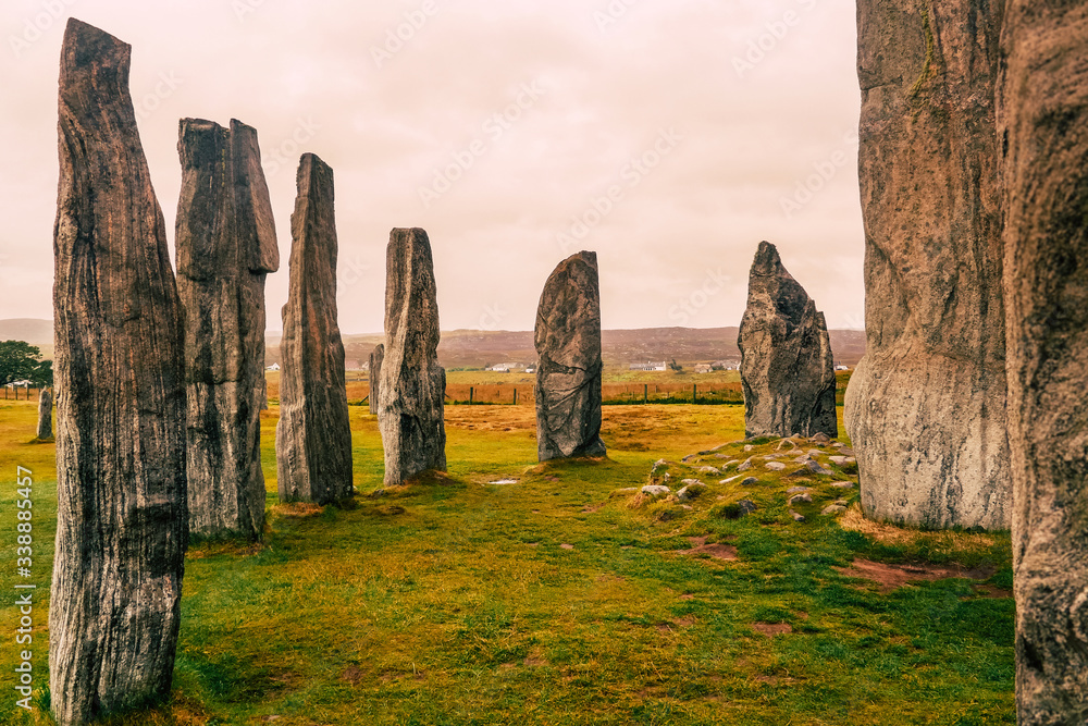 The Callanish Stones at Isle of Lewis, Outer Hebrides, Scotland, UK