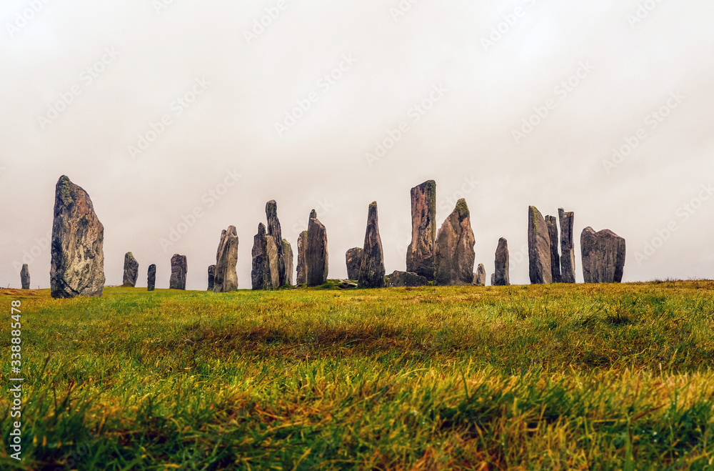 The Callanish Stones at Isle of Lewis, Outer Hebrides, Scotland, UK