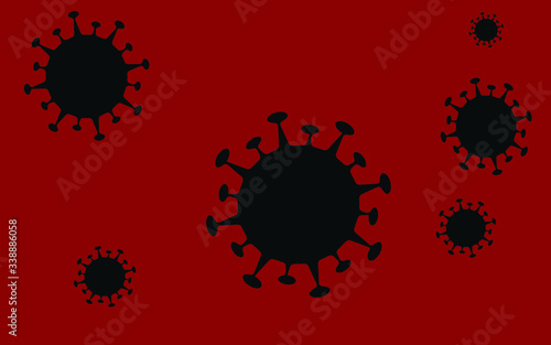 Coronavirus Silhouette