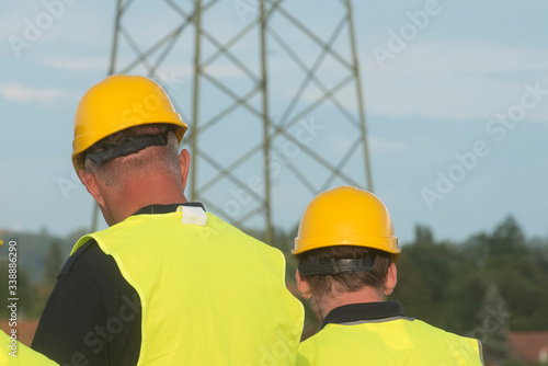 380 KV Hochspannungsleitung