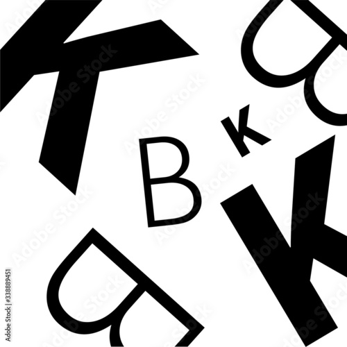 typography background - minimal letter background