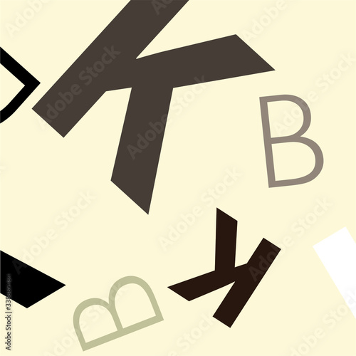 typography background - minimal letter background