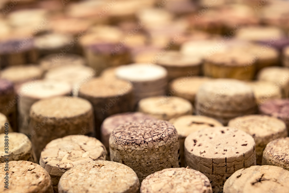 Detail of a bunch of used cork plugs Detail of a bunch of used cork plugs
