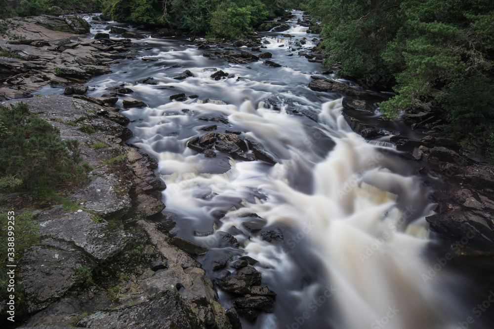 Falls of Dorchard in the scottish highlands.