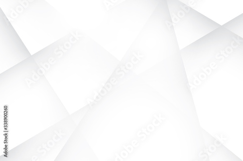 Abstract geometric white and gray color background.  Vector  illustration.