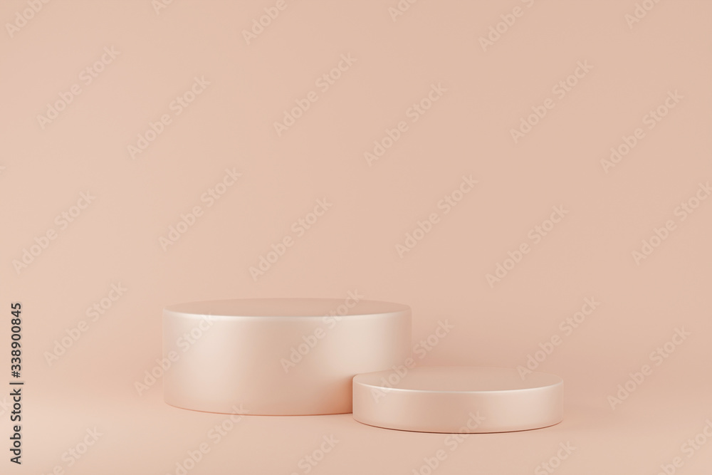 pastel cylinder podiums on background. Abstract minimal scene with geometrical. Scene to show cosmetic products presentation. Mock up design empty space. Showcase, shopfront, display case,3d render pastel cylinder podiums on background. Abstract minimal scene with geometrical. Scene to show cosmetic products presentation. Mock up design empty space. Showcase, shopfront, display case,3d render