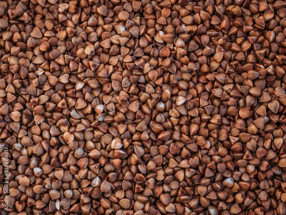 Dark Buckwheat texture high-quality photo of premium buckwheat groats. Dark Buckwheat texture high-quality photo of premium buckwheat groats.