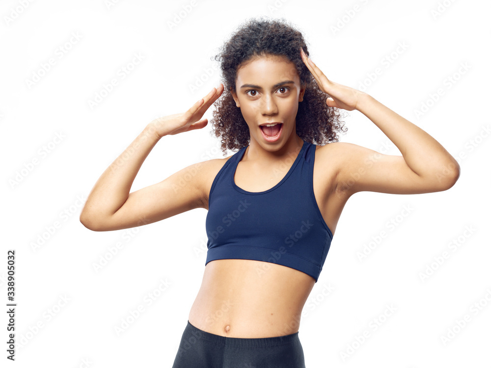 Athletic woman exercise workout motivation Athletic woman exercise workout motivation