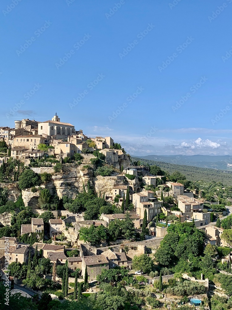 view of the city Gordes, France