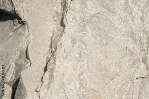 Canvas Print Natural stone with cracks of brown color with a chipped uneven texture backgroun