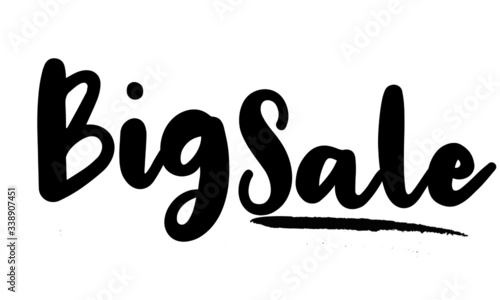 Big Sale Calligraphy Handwritten Lettering for Sale Banners  Flyers  Brochures and  Graphic Design Templates 
