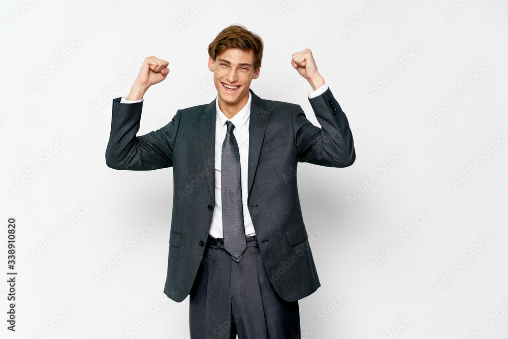 Business man official emotion self confidence fun Business man official emotion self confidence fun