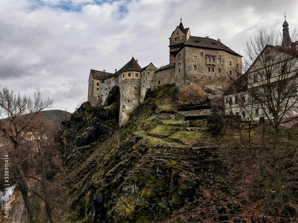 die alte Burg Loket in Tschechien die alte Burg Loket in Tschechien
