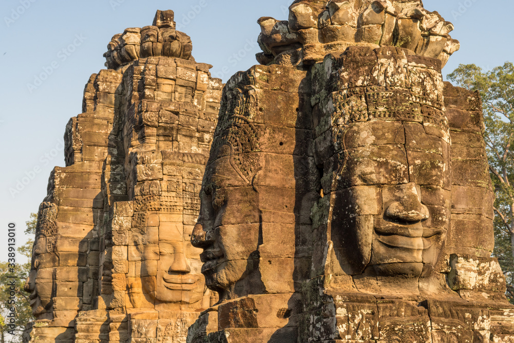 Fototapeta premium Bayon Temple, Angkor Park, Siem Reap, Cambodia