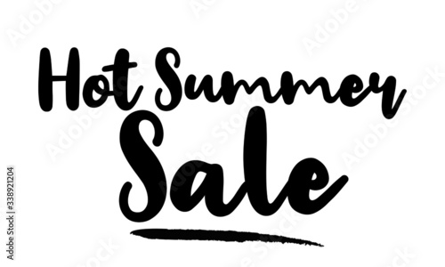 Hot Summer Sale Calligraphy Handwritten Lettering for Sale Banners, Flyers, Brochures and 
Graphic Design Templates,