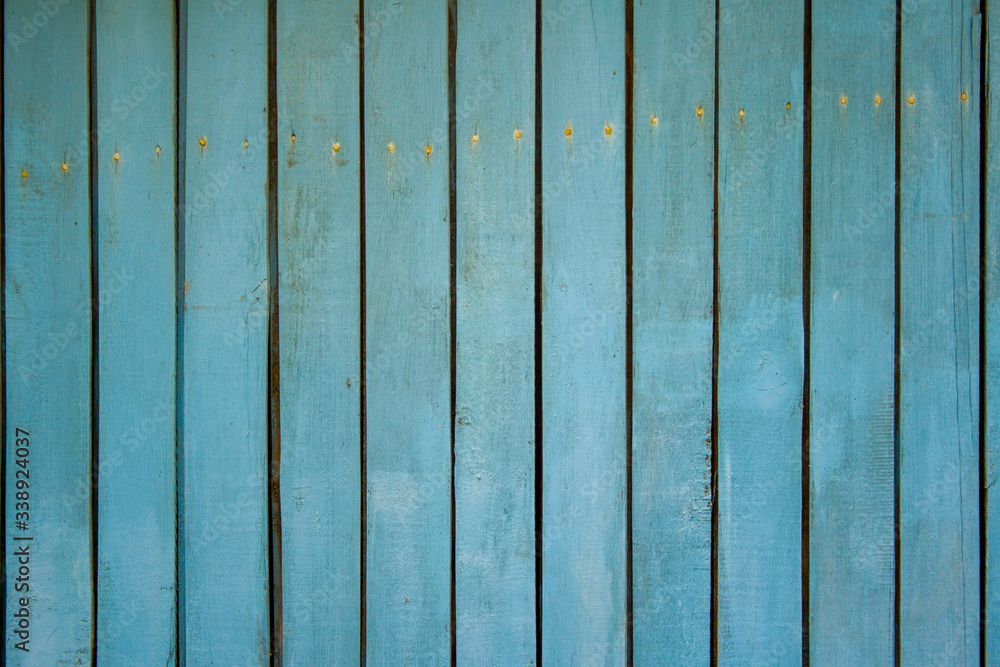 Old wooden fence shabby turquoise paint texture Old wooden fence shabby turquoise paint texture