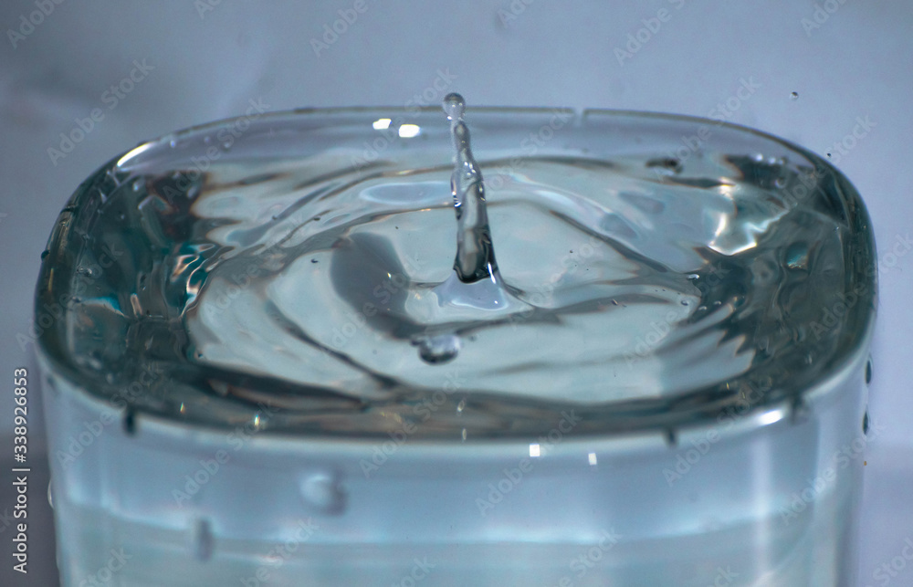water pouring into glass water pouring into glass