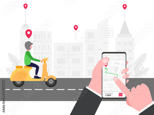 people are ordering online transportation