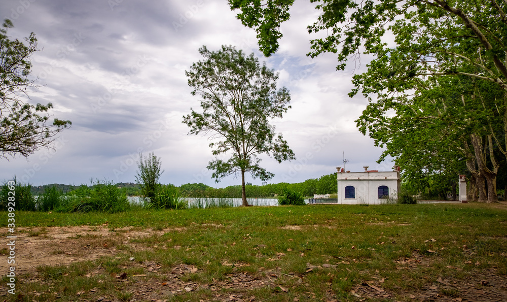 Lake of Banyoles in Catalonia, Spain. Lake of Banyoles in Catalonia, Spain.