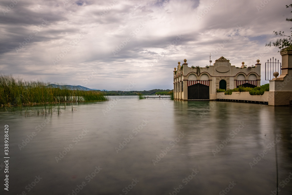 Lake of Banyoles in Catalonia, Spain.