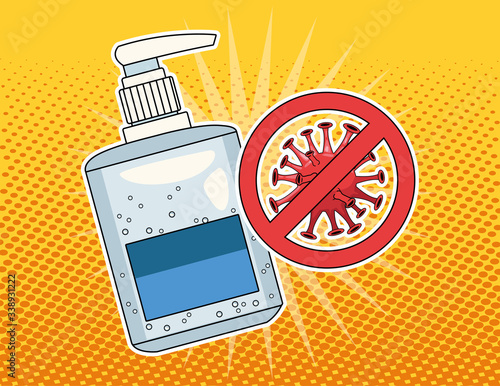 antibacterial soap bottle prevention method covid19