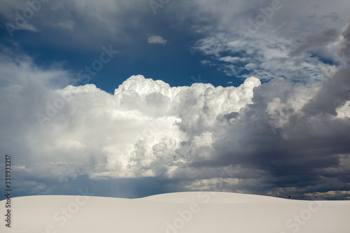 Desert storms across the dunes