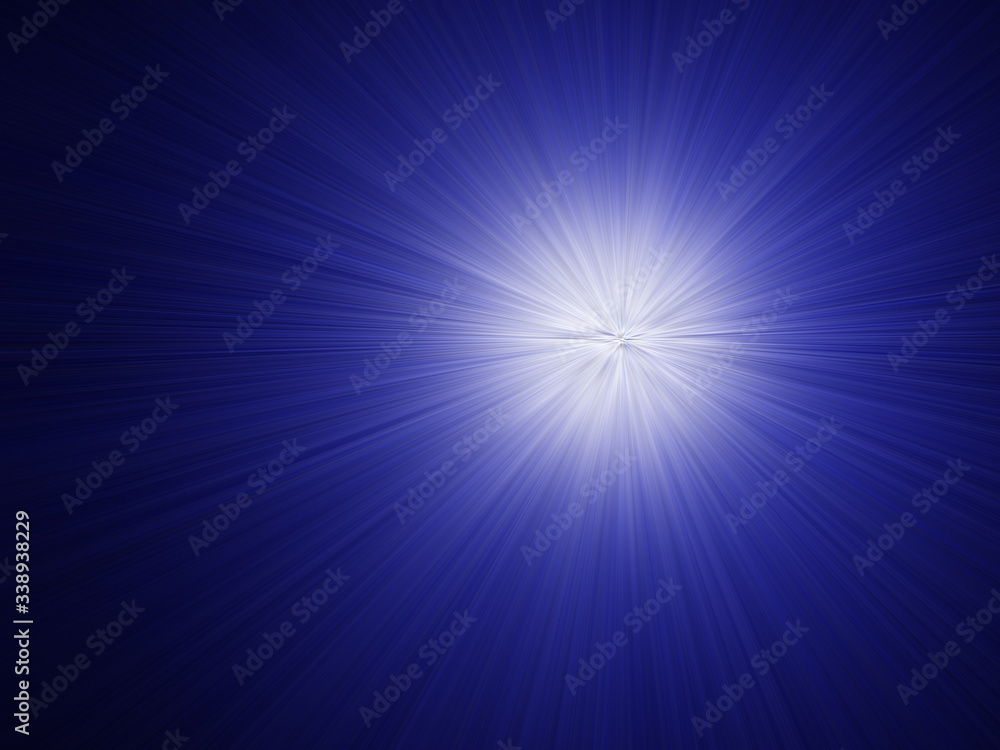 Blue radial background or wallpaper. 
