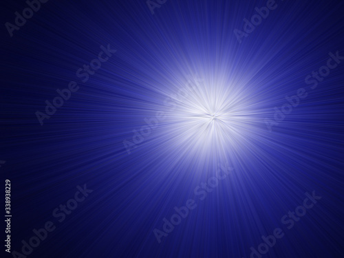 Blue radial background or wallpaper. 