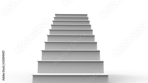 3d rendering, 3d illustration of the stairs.