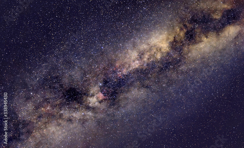 Deep space galaxy and nebula
