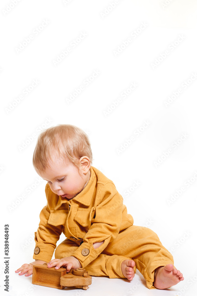 Portrait of little boy isolated on white background Portrait of little boy isolated on white background