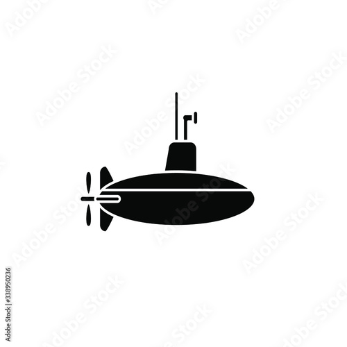 Submarine icon template