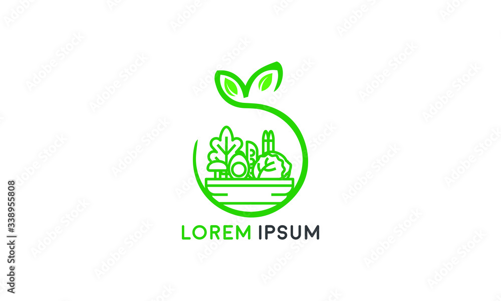 grocery logo design vector grocery logo design vector