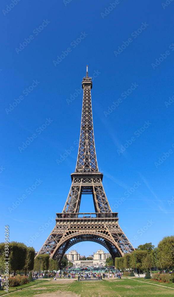 Eiffel Tower from the Champs de Mars