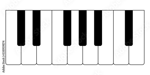 Piano key, keyboard. Melody. Instrument.