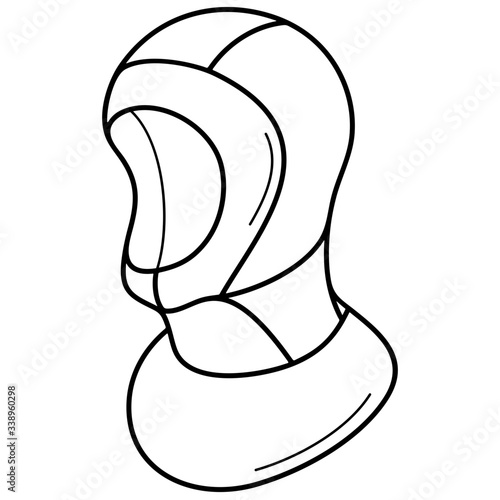 Spearfishing hat winter swim hood