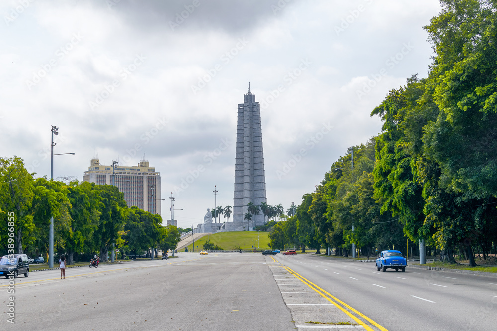 Havana, Cuba, Caribbean. Jose Marti Memorial, Plaza de la Revolución