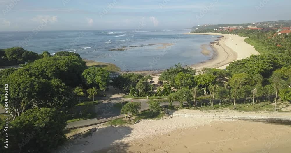 Aerial view of Nusa Dua beach, Bali, Indonesia Aerial view of Nusa Dua beach, Bali, Indonesia