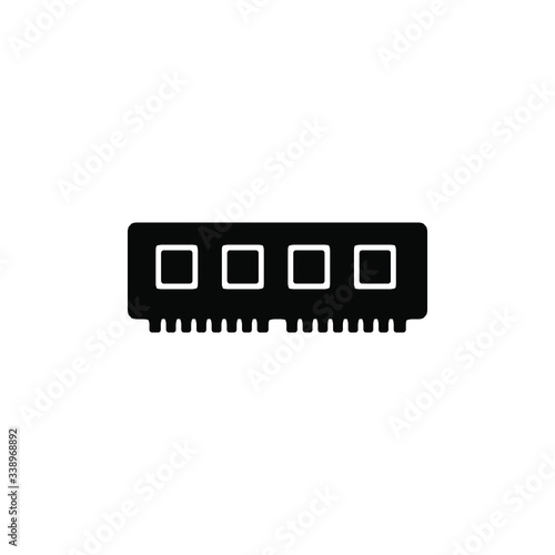 RAM memory card icon template