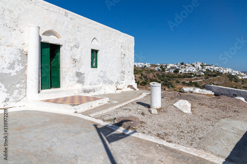 Prophet Elias church with Trypiti village in background