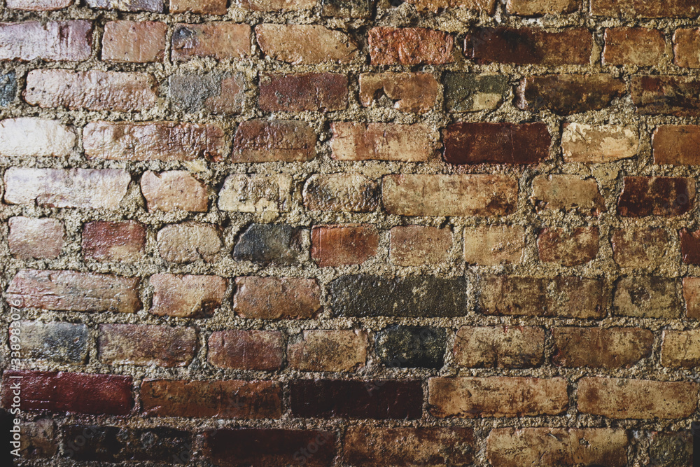 brick wall background for use on websites, social media, blogs, Zoom, etc. - plenty of copy space for text brick wall background for use on websites, social media, blogs, Zoom, etc. - plenty of copy space for text