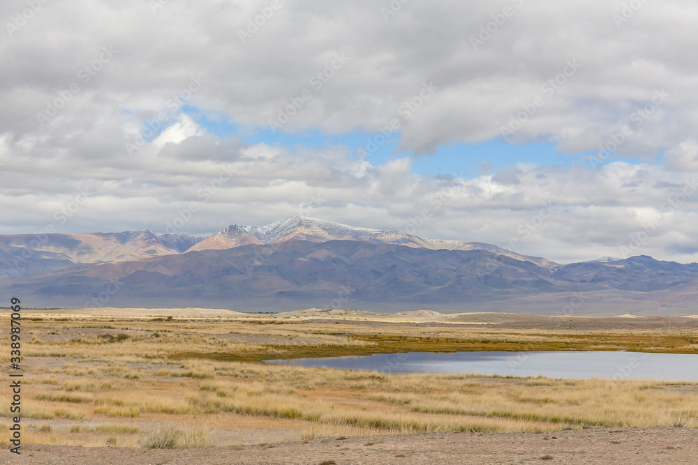 Fototapeta premium Summer View of Altai, Russia. Altai Republic is one of Russia's ethnic republics.