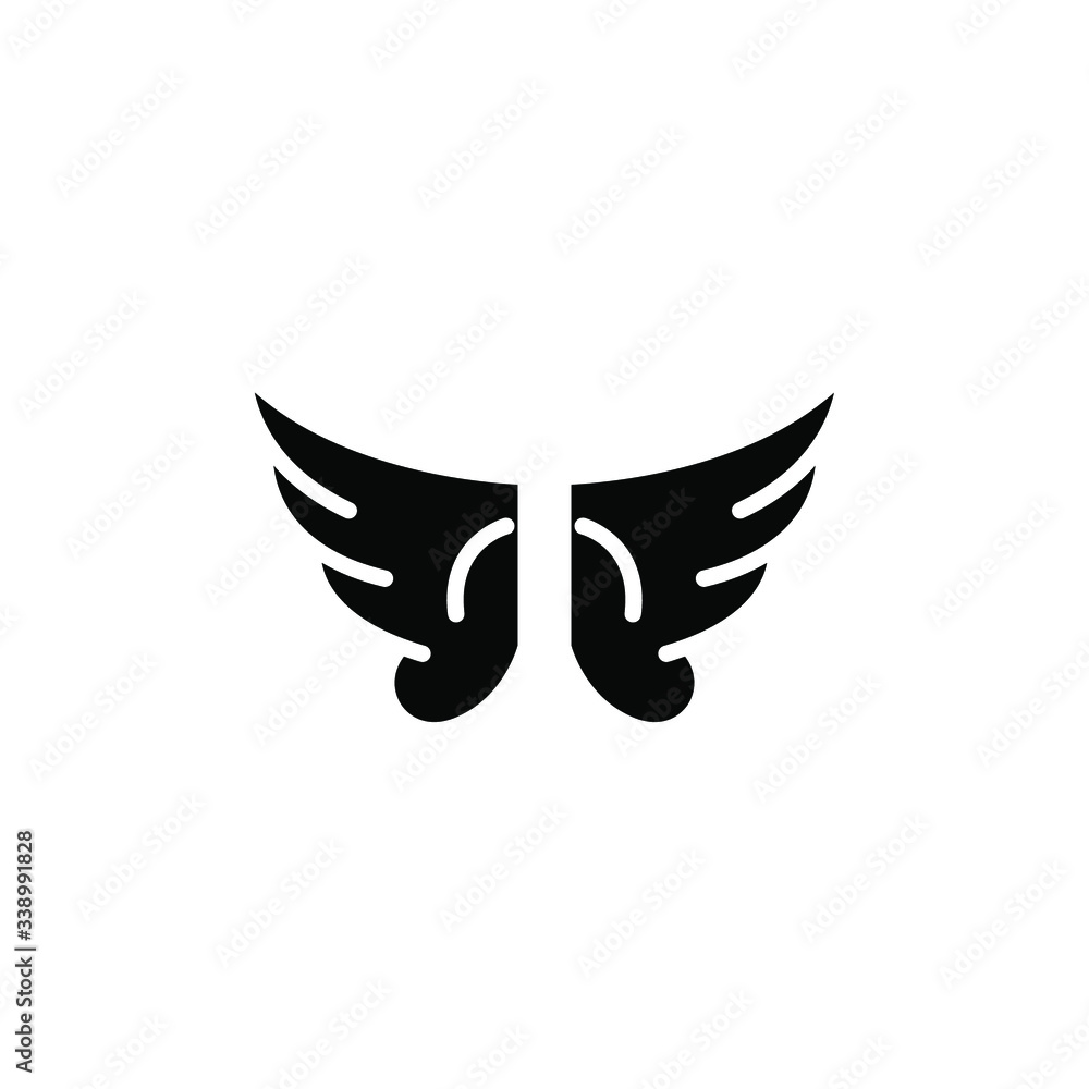 Wing Icon Template Logo Design Emblem Isolated Illustration , Fly Eagle Bird Simple For Business Company , Outline Solid Background White
Wing Icon Template Logo Design Emblem Isolated Illustration , Fly Eagle Bird Simple For Business Company , Outline Solid Background White