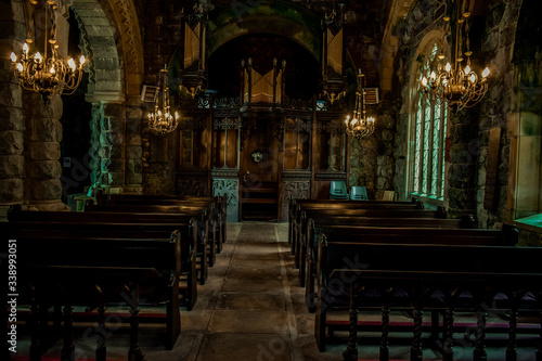 St Conan's Kirk, Church of Scotland, is located in the parish of Loch Awe, Argyll and Bute, Scotland. photo