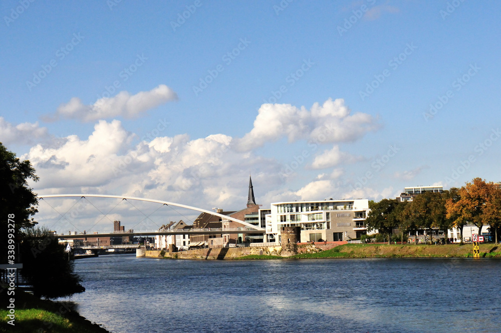 Hoge Brug, Bruecke  in Maastricht- The High Bridge in Maastricht, Netherlands