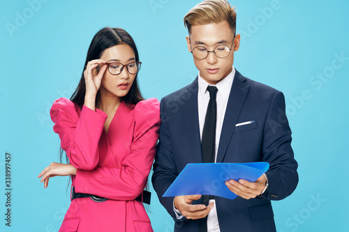 young business couple